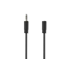 Nedis, Cavo di prolunga jack audio 10 m da maschio a femmina, Nero