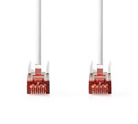 NEDIS Cavo di rete CAT6 - Connettore RJ45 - Connettore RJ45 - S/FTP - 10 m - Rotondo - LSZH - Bianco - Etichetta