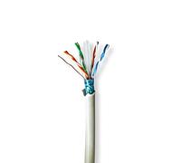 NEDIS Cavo di rete Rotolo | CAT6 | Solido | F/UTP | Cavo di rame nudo | 305.0 m | Interno | Tondo | LSZH | Grigio | Confezione regalo