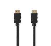 NEDIS Cavo HDMI ™ ad alta velocità con Ethernet, connettore HDMI™ | 4K @ 30Hz | ARC | 10.2 Gbps | 10.0 m | rotondo | PVC | nero | etichetta