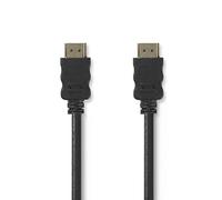 NEDIS Cavo HDMI ™ ad alta velocità con Ethernet, connettore HDMI™, spina HDMI™, 4 K a 60 Hz, 18 Gbps, rotondo, PVC, nero, 50,0 m, 50,0 m