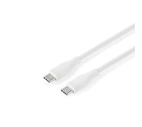 NEDIS Cavo USB | USB 2.0 | spina USB-C™ | 60 W | 480 Mbps | nichelato | 1,50 m | rotondo | silicone | bianco | scatola