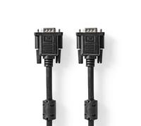 NEDIS Cavo vga | vga maschio | vga maschio | placcato nichel | risoluzione massima: 1280x768 | 2.00 m | rotondo | ab