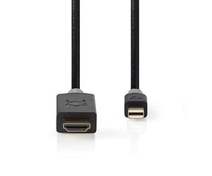 Nedis CCBW37604AT20 câble vidéo et adaptateur 2 m Mini DisplayPort HDMI Anthracite