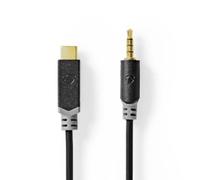 Nedis CCBW65950AT10 cavo audio 1 m USB C 3,5mm Nero - Nouvo