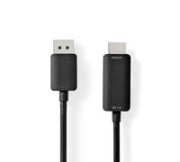 Nedis CCGB37104BK20 2 m DisplayPort HDMI cavo video e adattatore Nero - Nouvo