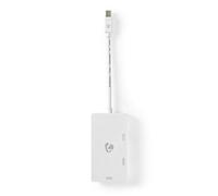 Nedis CCGB37466WT02 cavo video e adattatore Mini DisplayPort DVI-D + VGA (D-Sub) + HDMI - Nouvo