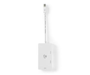 Nedis CCGB37466WT02 cavo video e adattatore Mini DisplayPort DVI-D + VGA (D-Sub) + HDMI - Nouvo