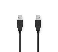 Nedis CCGB60000BK20 cavo USB USB 2.0 2 m USB A Nero - Nouvo