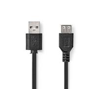 Nedis CCGB60010BK10 Cavo USB 2.0 1 m USB A Nero - Nouvo