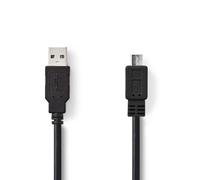 Nedis CCGB60500BK20 Cavo USB 2.0 2 m USB A USB B Nero - Nouvo