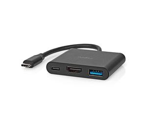 Nedis CCGB64770BK01 Docking Station Wired USB 3.2 Gen 1 (3.1 Gen 1) Type-C Nero - Nouvo
