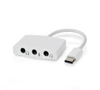 HUB USB-C NEDIS CCGB65900WT01 USB 2.0 3 porte