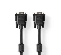 NEDIS Cavo vga | vga maschio | vga maschio | placcato nichel | risoluzione massima: 1280x768 | 2.00 m | rotondo | ab