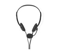 NEDIS CHST100BK CUFFIA AURICOLARE DA CONTROLLARE, Nero