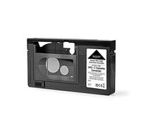 Nedis - Adattatore Convertitore Vhs Conversione Da Vhs-c A Vhs Collega E Usa Colore Nero