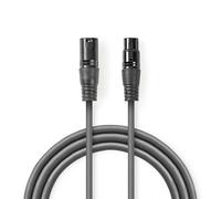 Nedis COTH15012GY50 Cavo audio XLR (3 pin) Grigio - Nouvo
