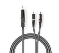 Nedis COTH22200GY30 cavo audio 3 m 3,5mm 2 x RCA Grigio - Nouvo