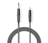 Nedis COTH23205GY15 cavo audio 1,5 m 6,35 mm 3,5 mm Grigio - Nouvo