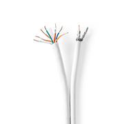 Nedis CSGG4500WT500 cavo coassiale RG-59 50 m Bianco - Nouvo
