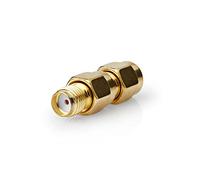 Nedis CSGP02111GD Adattatore SMA | Spina SMA (polarità inversa) - Presa SMA | 2 pezzi | Oro