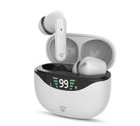NEDIS Cuffie completamente wireless - ANC (Active Noice Cancelling) - Bluetooth - Durata massima della batteria: 30 ore - Controllo touch - Alloggiamento di ricarica wireless - Micro incorporato -