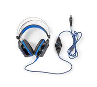 Nedis, Cuffie da gioco cablate 7.1 Virtual Surround con microfono retrattile