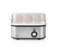Nedis, Cuociuova 3 pezzi 210W con misurino, Argento