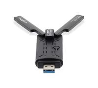 NDS Dongle di rete Wi-Fi AX5400 2.4/5/6 GHz (Triple Band) USB3.0 Velocita t