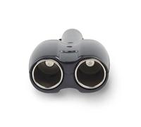 Nedis, Doppio distributore accendisigari compatto 12V 10A 120W, Nero