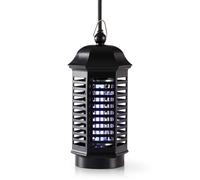 Nedis, F4T5/BL Lampada anti insetti UV da 4 W Copertura 30 metri quadrati, Nero