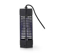 Nedis, F6T5/BL Lampada anti insetti UV 6 W Copertura 50 metri quadrati, Nero