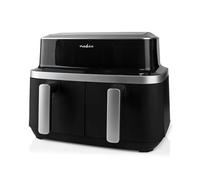 KAAF320BK friggitrice Doppia 4,2 L Indipendente 2600 W Friggitrice ad aria calda Nero