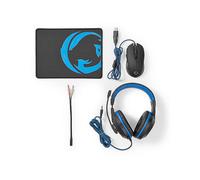 Kit da Gioco | 3-in-1 | Cuffie, Mouse e Tappetino Mouse - Gaming
