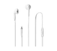 Nedis - Cuffie Cablate Da 3,5 Mm Con Microfono E Controllo Del Volume 1,2 M, Bianco - SPEDIZIONE GRATUITA