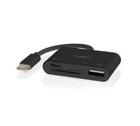 Nedis Hub USB - 1 x USB-C - 1 x USB A / 1 x USB-C - 4 porte (s) - USB 2.0 - Alimentazione tramite USB - SD & MicroSD