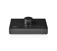 Nedis Interruttore Audio Analogico, Scatola di Controllo per Interruttori Stereo, 3 ingressi e 1 Uscita, Nero