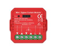 Nedis, Interruttore Connesso Zigbee 3.0 1000W per Tapparella e Tenda, Rosso