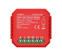 Nedis, Interruttore Connesso Zigbee 3.0 2.5W per Apriporta da Garage, Rosso