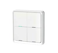 Nedis, Interruttore Connesso Zigbee 3.0 con 4 Pulsanti 12 Funzioni, Bianco