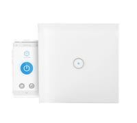 Nedis, Interruttore Murale Connesso Wi-Fi 2.4GHz 300W per Illuminazione Semplice