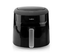 Nedis KAAF170BK friggitrice ad aria - capacità 7,2 L - 8 programmi - controllo digitale - timer 240 minuti - frittura senza olio - nero