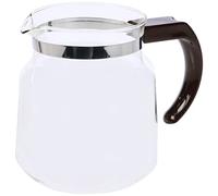 Nedis KACM100CPBN caraffa in vetro di ricambio - capacità 1,2 L - compatibile con Moccamaster K, KB, 741, Excellent 10S - con coperchio - trasparente