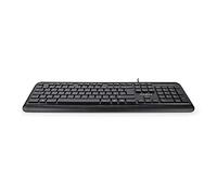 NEDIS KBMU200BKFR tastiera USB AZERTY Francese Nero