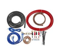 Nedis, Kit di Cablaggio 800W per Amplificatore Audio per Auto, Multicolore