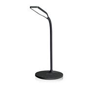 NEDIS Lampada a LED con Caricabatterie Wireless | Dimmer - sul Prodotto | LED/Qi | 10 W | con oscuramento | Bianco Caldo/Bianco Freddo/Bianco Naturale | 2700-6500 K 1.5 m Nero