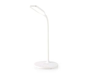 Nedis, Lampada da scrivania a LED con dimmer e caricatore wireless da 15 W