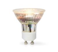 NEDIS Lampadina a LED GU10 | Spot | 4.5 W | 345 lm | 2700 K | Dimmerabile | Bianco Caldo | 1 pz.