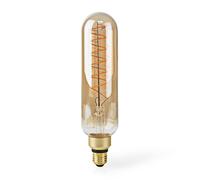 Lampadina a filamento LED E27 | T65 | 8.5 W | 600 lm | 2000 K | Con Finitura Oro | Stile retrò | Numero di lampade nell'imballaggio: 1 pz.