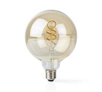 Nedis, Lampadina connessa Wi-Fi LED 4,9W 360lm E27 SmartLife forma a globo [EEK: G]